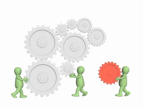 Teamwork Illustrazione stock