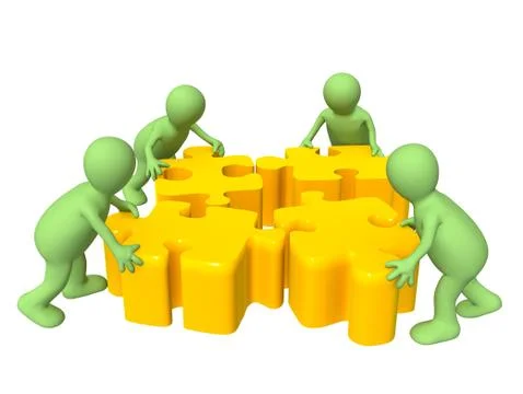 Teamwork Stock Illustration