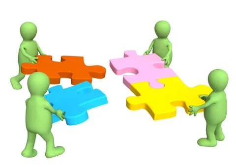 Teamwork Stock Illustration