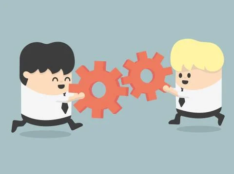 Teamwork Stock Illustration