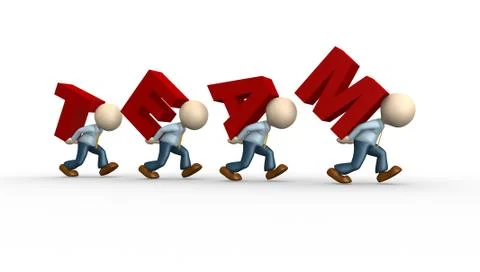 Teamwork Stock Illustration