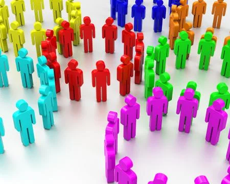 The teamwork Stock Illustration