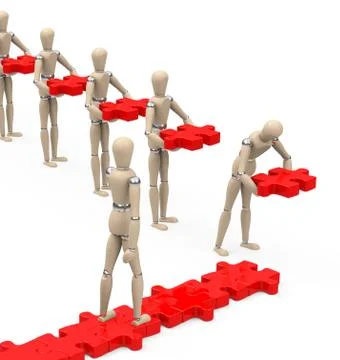 Teamwork Stock Illustration