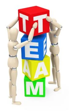 Teamwork Stock Illustration