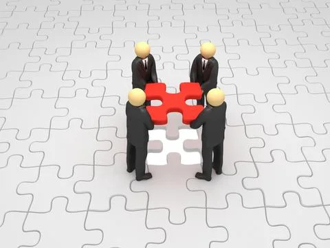 Teamwork Illustrazione stock