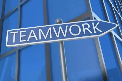 Teamwork Stock Illustration