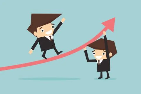 Teamwork Stock Illustration