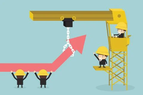 Teamwork Stock Illustration