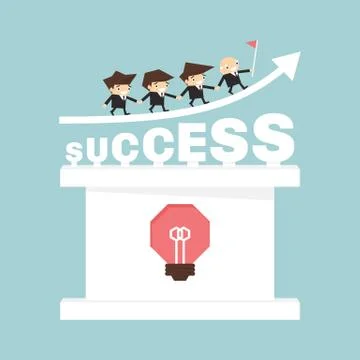 Teamwork Stock Illustration