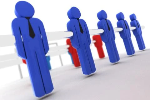 Teamwork Ilustração Stock