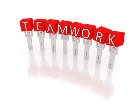 Teamwork Illustrazione stock