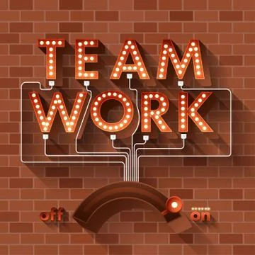 Teamwork Stock Illustration