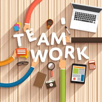 Teamwork Stock Illustration