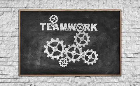Teamwork Illustrazione stock