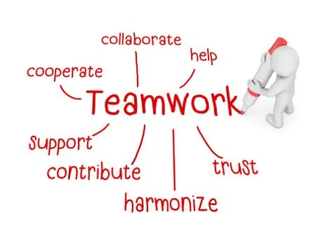 Teamwork Stock Illustration