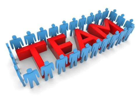 Teamwork Stock Illustration