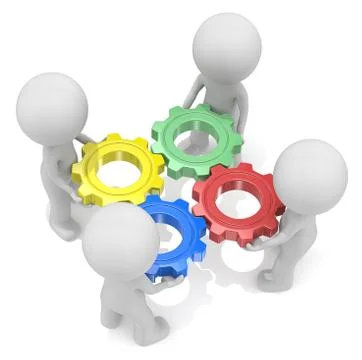 Teamwork. Stock Illustration