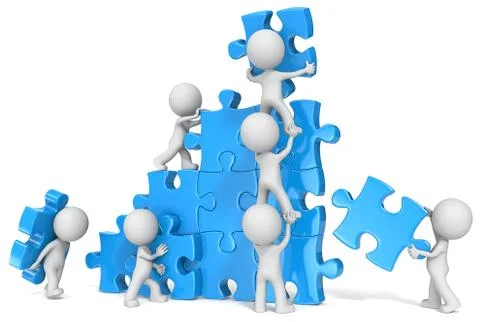 Teamwork. Stock Illustration