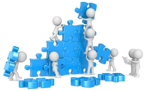 Teamwork. Illustrazione stock