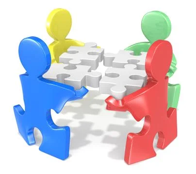 Teamwork. Stock Illustration