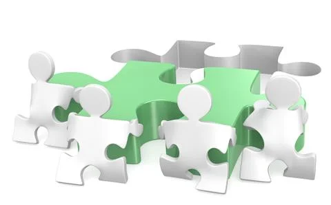 Teamwork. Stock Illustration