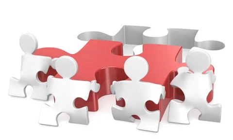 Teamwork. Stock Illustration