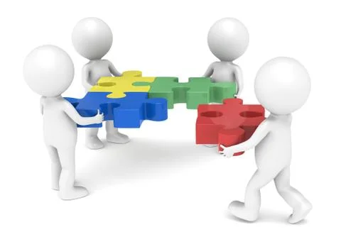 Teamwork Stock Illustration