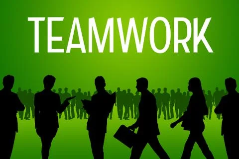 Teamwork Stock Illustration