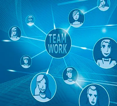Teamwork Иллюстрация