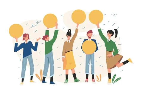 Teamwork Illustration Stock-Illustration