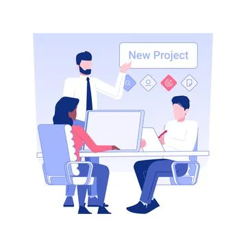 Teamwork isolated concept vector illustration. Stock Illustration