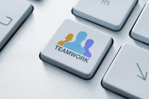 Teamwork key Stock Photos
