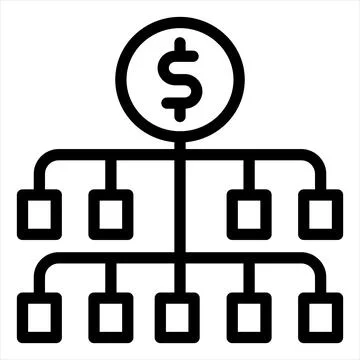 Teamwork line icon vector illustration isolated on white background Illustrazione stock