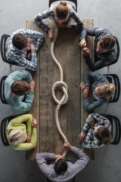 Teamwork meeting concept Stock Photos