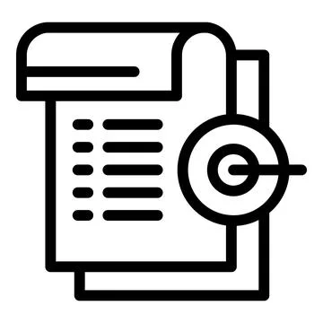 Teamwork paper icon outline vector. Corporate team 스톡 일러스트