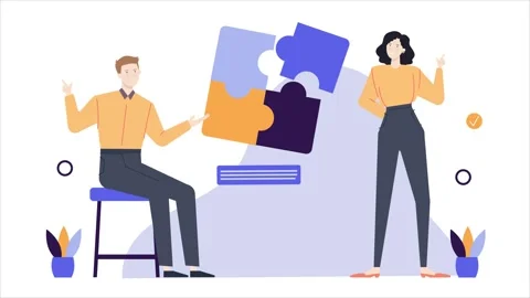 Teamwork Cartoon Illustration Stock Videos – Royalty-Free HD & 4K Videos