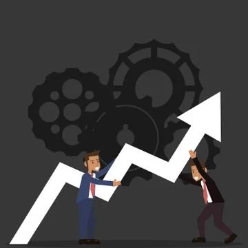 Teamwork related icons image Stock Illustration