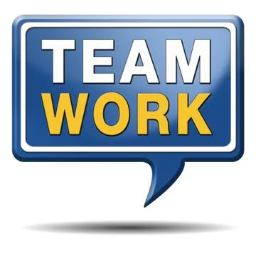 Teamwork sign Stock Illustration