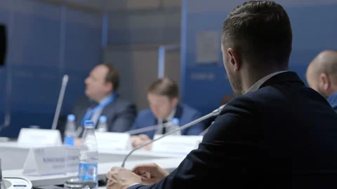 Teamwork solutions and official strategy coaching of organization at modern boar Видео 199475444