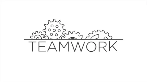Teamwork success. Gears are moving. Stock Footage 106820418