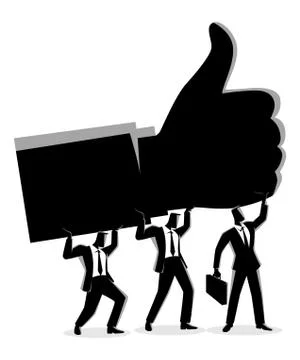 Teamwork for success Stock Illustration