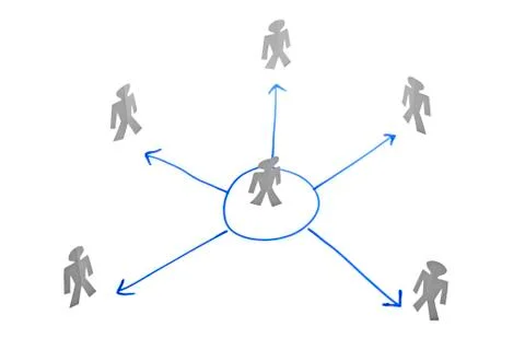 Teamwork target, concept Stock Photos