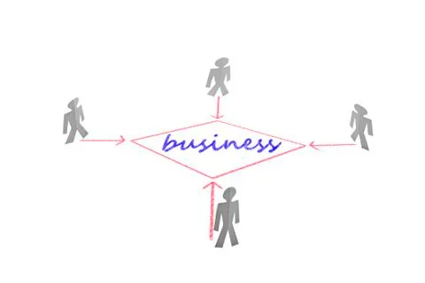 Teamwork target, concept Stock Photos