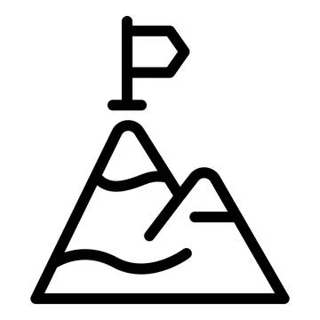 Teamwork target icon outline vector. Corporate team 스톡 일러스트