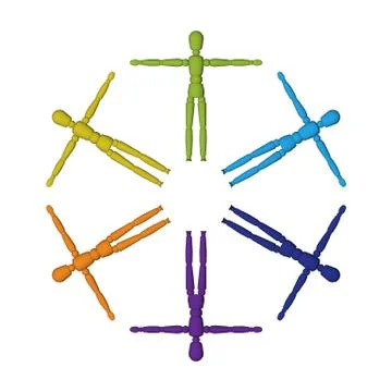 Teamwork union people Stock Illustration