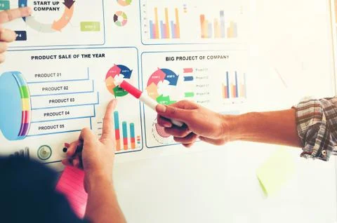 Teamwork, unity of the businessman. Stock Photos