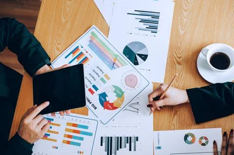 Teamwork, unity of the businessman. Stock Photos