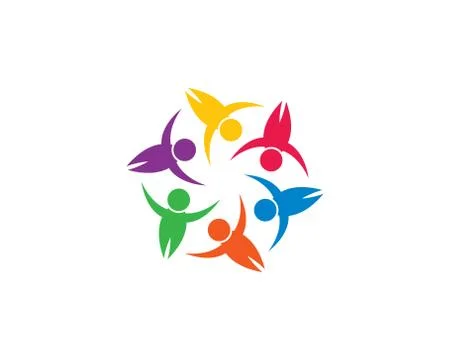 Teamwork vector icon Stock Illustration