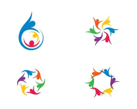 Teamwork vector icon Stock Illustration