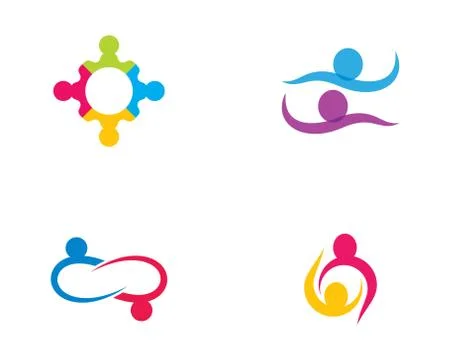 Teamwork vector icon Stock Illustration